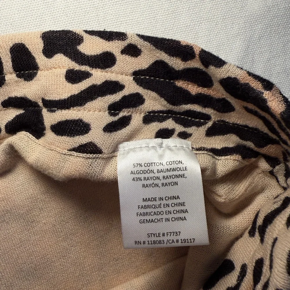 Minnie Rose Cheetah Print‎ Maxi Skirt